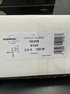 58368 NARVA Airfield Halogen Bulbs Box