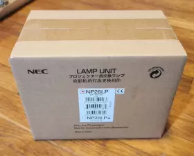 NP26LP NEC Lamp Bulb Box