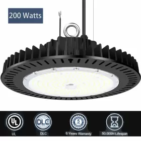IHB-UFO-200W NGT High Bay Led Light Fixture Waterproof