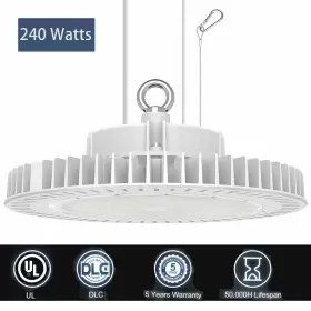 IHB-UFO-240W NGT High Bay Dimmable Workshop Light Fixture