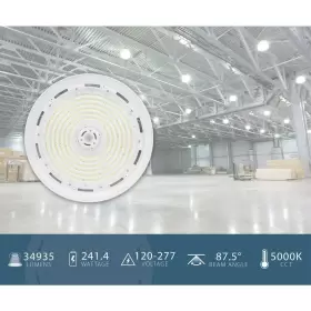 HBC4240U508WH NICOR Lighting Integrated Led High Bay Light #2