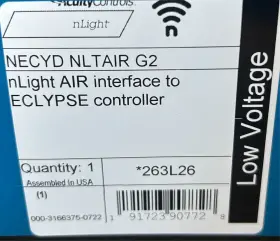 191723907728 NLIGHT Acuity Eclypse Necyd Nltair Air Interface