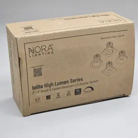 732180435425 NORA LIGHTING Lolite Led Square Recessed Recess