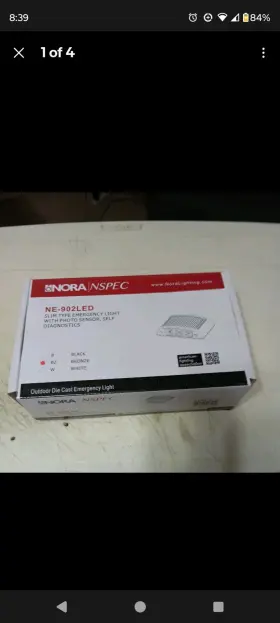 NE-902LEDBZ NORA LIGHTING Led Emergency Light Photosensor