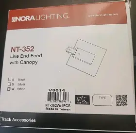 NT-352W NORA End Canopy Single Circuit Halo Tr