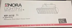 NTF-3239SL NORA Fluorescent Light Track Head Fixture Box
