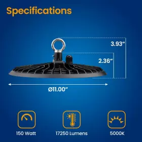 BLT-UHBD01-150WJCPA1-BH50 NOTHING BUT LEDS Ufo High Bay Led #3