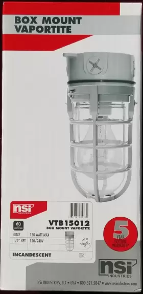 VTB15012 NSI Lighting Vapor Box Mount Fixt #2