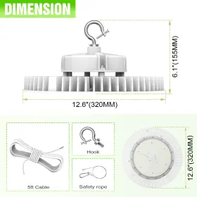 IHBNG-UFO-200W-LED NUOGUAN High Bay Light #3