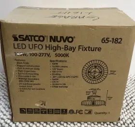 045923738111 NUVO Led High Bay Light Finish