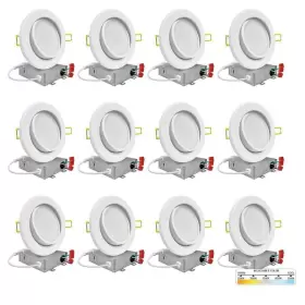 NW-P-ADJDL-4-9W-5CT-WH-12P NUWATT Recessed Recess Lighting