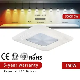 BB-CSD-150W-G2 OKAYBULB Gas Station Canopy Lights Parking #2