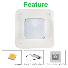 BB-CSD-150W-G2 OKAYBULB Gas Station Canopy Lights Parking