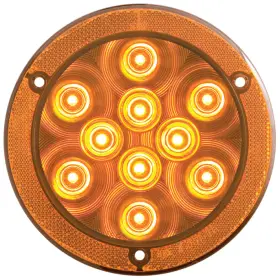 STL43ABX OPTRONICS Round Led Lights Reflex Mounting Flange