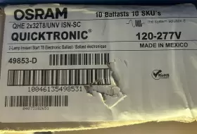 49853-D OSRAM Qhe Unv Isn Quicktronic Ballast Pack