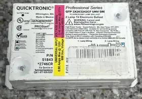 51843 OSRAM Quicktronic Qtp Unv Dm Fluorescent Ballast Lamp