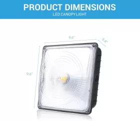 689828927470 PARMIDA LED TECHNOLOGIES Canopy Light Dimmable #3