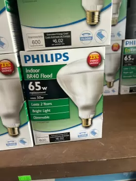 50BR40 PHILIPS Flood Light Dimmable Bulb Ecovantage #2