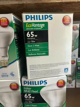 50BR40 PHILIPS Flood Light Dimmable Bulb Ecovantage #3
