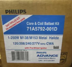 71A5792-001D PHILIPS Advance Core Coil Ballast Kit