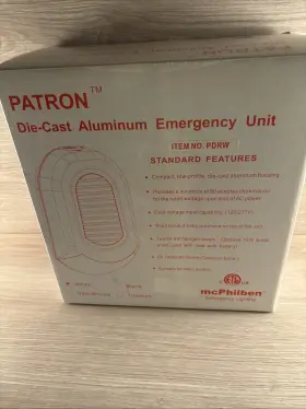 Pdrw PHILIPS Chloride Patron Die Cast Emergency Unit