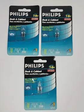 815973 PHILIPS Base Halogen Bulb Volt Desk Cabinet