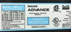 IOPA-2P32-LW-N PHILIPS ADVANCE Ballast Optanium Florescent #2