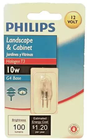BC10W PHILIPS Landscape Cabinet Halogen Base Volt