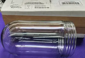VGC200 PHILIPS STONCO Vaportight Roughlyte Glass Globe Nos