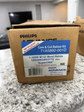 M132 PHILLIPS ADVANCE Philips Core Coil Ballast Halide Kit