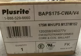 7272 PLUSRITE Core Coul Ballast #3