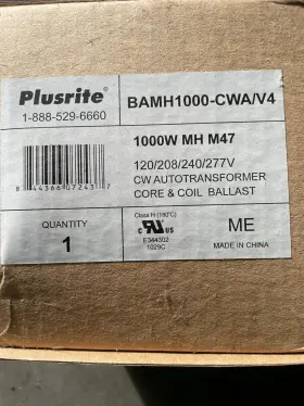BAMH-1000-CWA-V4 PLUSRITE Hilade Ballast