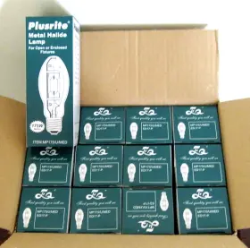 MP175-U-MED PLUSRITE Halide Light Bulb Grow Lamp Hid