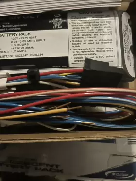 PS600QD POWER SENTRY Fluorescent Battery Pack Vac #3