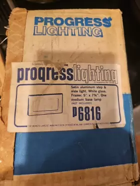 P6816 PROGRESS LIGHTING EXPERTS Cast Step Aisle Light
