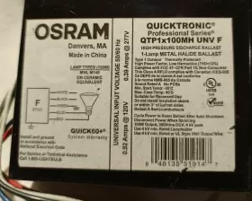 QTP1X100MH-UNV-F QUICKTRONIC Might Few Scratches #2