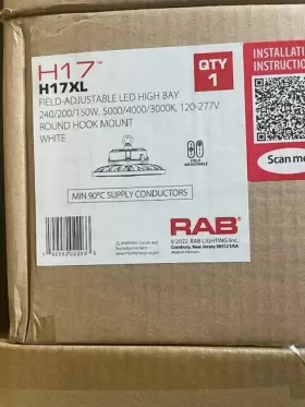 H17XL RAB Field Led High Bay Fixture Up #2