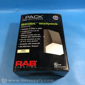 BRISKXL24N-PCU RAB LIGHTING Led Wallpack Fnob