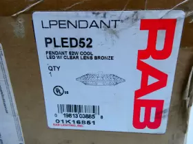 PLED52 RAB LIGHTING Led Lpendant Luminaire #3