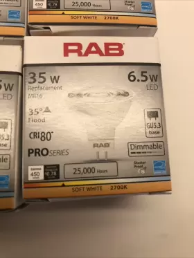 MR16-6-830-25D-DIM RAB Led Dimmable #3