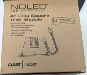 NDICLED4SD-50YN-W-W RAB Led Mod Deg Cri Cone Ring #3