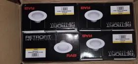 R34-6B RAB Led Retrofit Downlight Pack Alarm