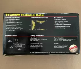 STL200W RAB Lighting Stealth Motion Sensor #3