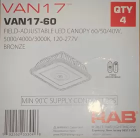 VAN17-60 RAB Van Led Canopy Lights Field