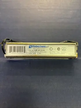 3P10122 ROBERTSON Simple Reactance Ballast Lamp