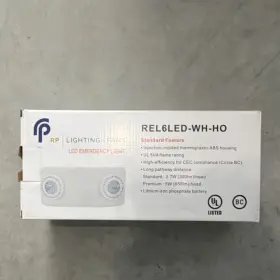 REL6LED-WH-HO RP LIGHTING FANS Led Emergency Light