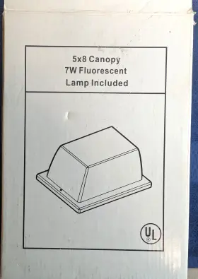 PDC1041L Lighting Vandal Canopy Fluorescent Lamp