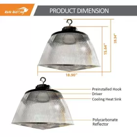 277-8150C-30ED-PC RUN BISON High Bay Lights Integrated Led #3