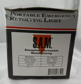 RL650A S.A.M Emergency Revolving Light Snowplow #2