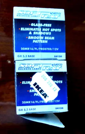 045923041204 SATCO Ray Frosted Halogen Light